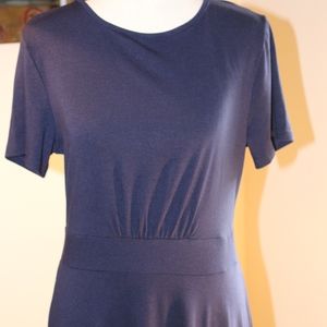 Bokaly navy blue dress medium.....